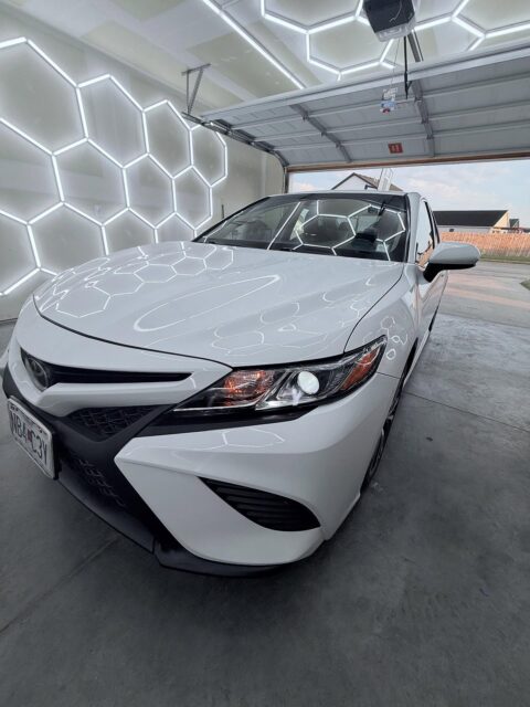 ✨ 18 hours of exterior perfection ✨
Preparation is everything when it comes to ceramic coating. Here’s what went into this transformation:

1️⃣ Headlights restoration for crystal-clear visibility
2️⃣ Hand wash using high pH chemicals to strip old wax & release iron particles
3️⃣ Iron decontamination for a deep cleanse
4️⃣ Clay bar treatment for a smooth surface
5️⃣ Two-step correction: heavy compound for scratches & swirls, followed by polish for that glass-like finish
6️⃣ Wipe down with chemicals to remove polish residue
7️⃣ Final step – ceramic coating applied for unmatched shine & protection 🔥

💡 Why ceramic coating?
It locks in that flawless finish, protects against UV rays, water spots, road grime, and makes maintenance so much easier. Your paint stays glossy, slick, and shielded for years.

Results? A mirror finish that speaks for itself. 🚗💎

#CeramicCoating #DetailingLife #PaintCorrection #GlossGoals #CarDetailing #Transformation